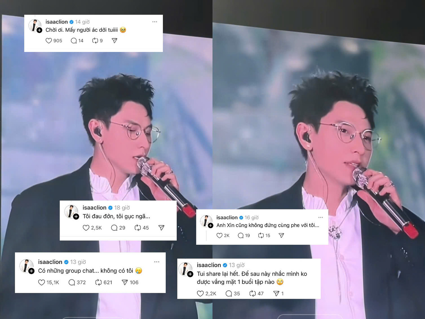 Cảm xúc bất lực của "anh Xái". Nguồn: @isaac.lion Cảm xúc bất lực của "anh Xái". Nguồn: @isaac.lion