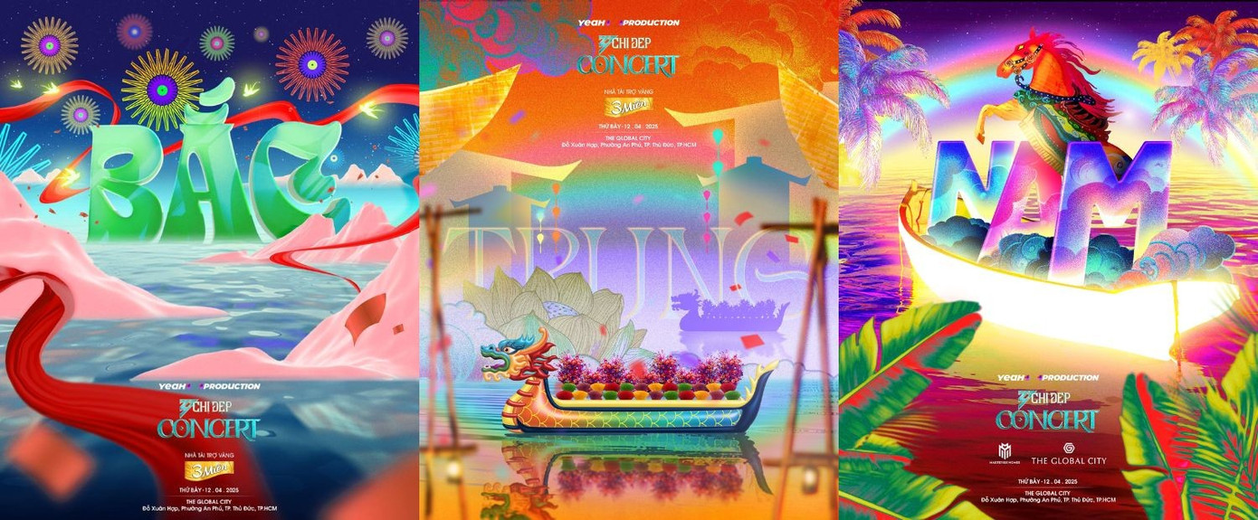 Với 3 tấm poster cho ba miền Bắc - Trung - Nam, nhiều khán giả dự đoán sẽ có sự kết hợp giữa các ca khúc mang văn hoá của từng vùng miền đến từ cả hai mùa Chị Đẹp. Với 3 tấm poster cho ba miền Bắc - Trung - Nam, nhiều khán giả dự đoán sẽ có sự kết hợp giữa các ca khúc mang văn hoá của từng vùng miền đến từ cả hai mùa Chị Đẹp.