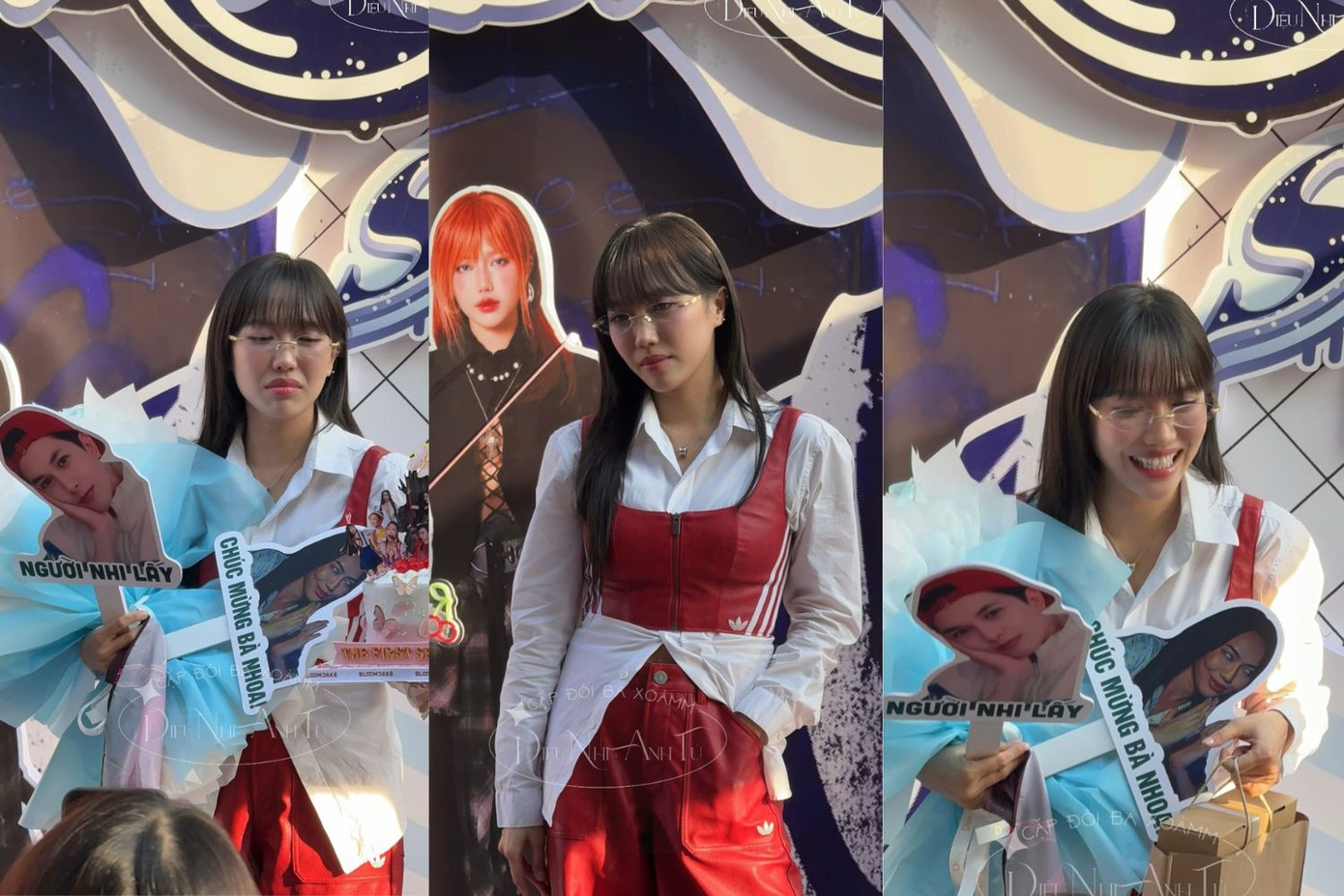 Chị Đẹp Diệu Nhi đã có mặt check-in, vui buồn lẫn lộn với những chiếc hashtag "bá đạo". Ảnh: @dieunhiatus_capdoibaxoamm