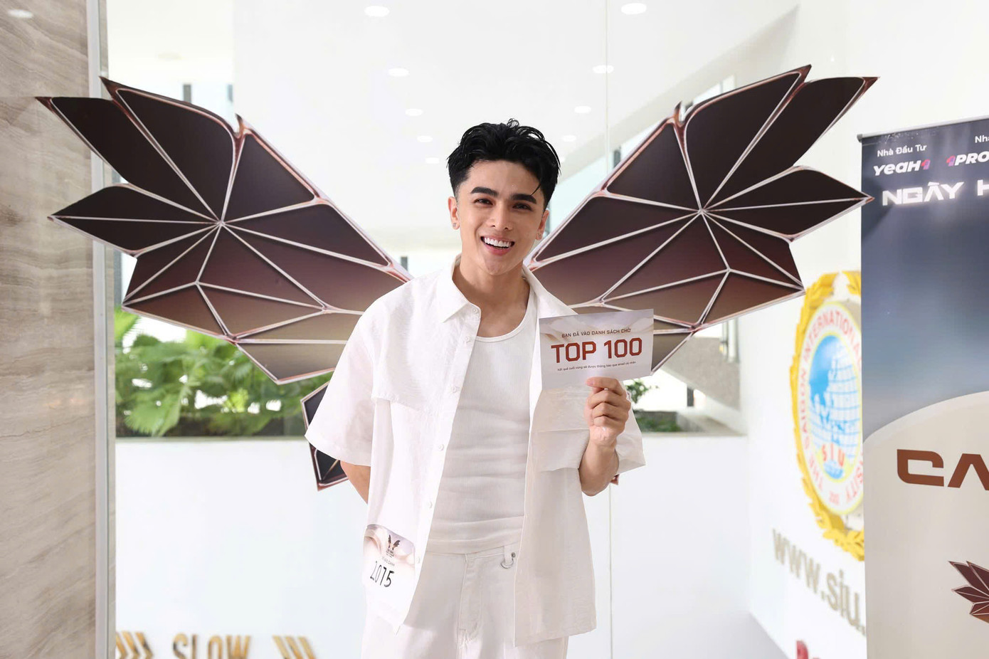 Trai đẹp sinh năm 2000 gặp nhiều khó khăn trong việc bắt kịp với đồng đội. Nguồn ảnh: BTC. Trai đẹp sinh năm 2000 gặp nhiều khó khăn trong việc bắt kịp với đồng đội. Nguồn ảnh: BTC.