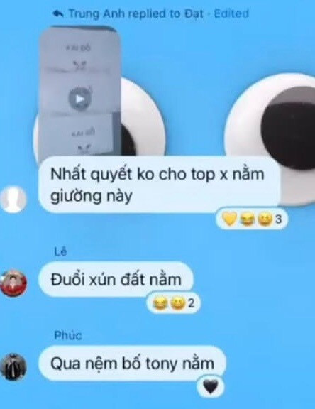 "Âm mưu ngược đãi" Top X một cách dí dỏm của các Tân binh trước đó nhanh chóng được lan truyền.