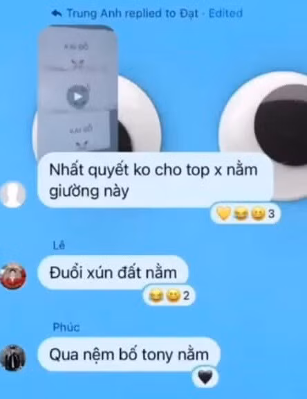 "Âm mưu ngược đãi" Top X một cách dí dỏm của các Tân binh trước đó nhanh chóng được lan truyền.