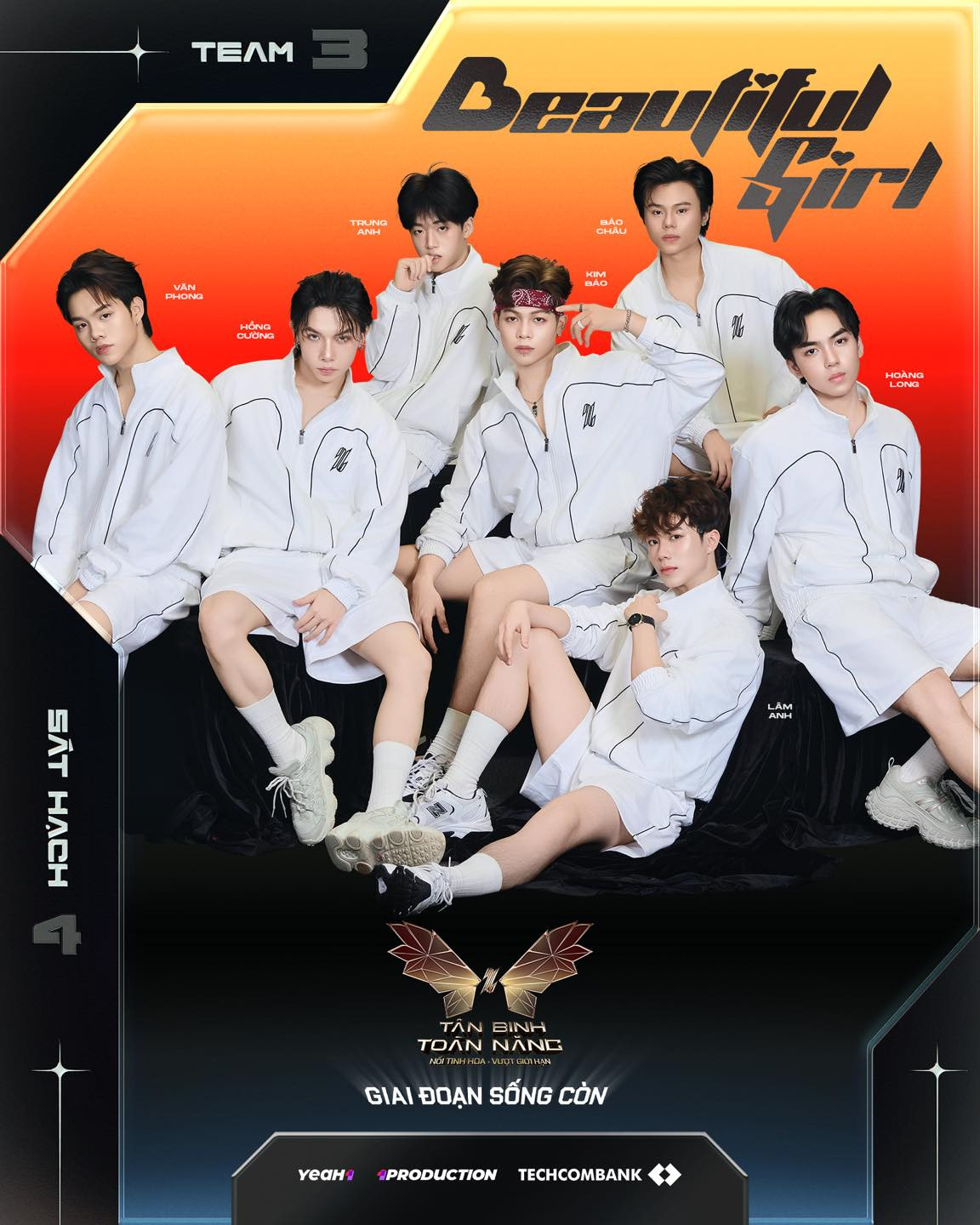 Nhóm 3 được các giám khảo nhận xét là đã tiến bộ nhiều hơn ở vòng sát hạch này. Nguồn ảnh: BTC. Nhóm 3 được các giám khảo nhận xét là đã tiến bộ nhiều hơn ở vòng sát hạch này. Nguồn ảnh: BTC.