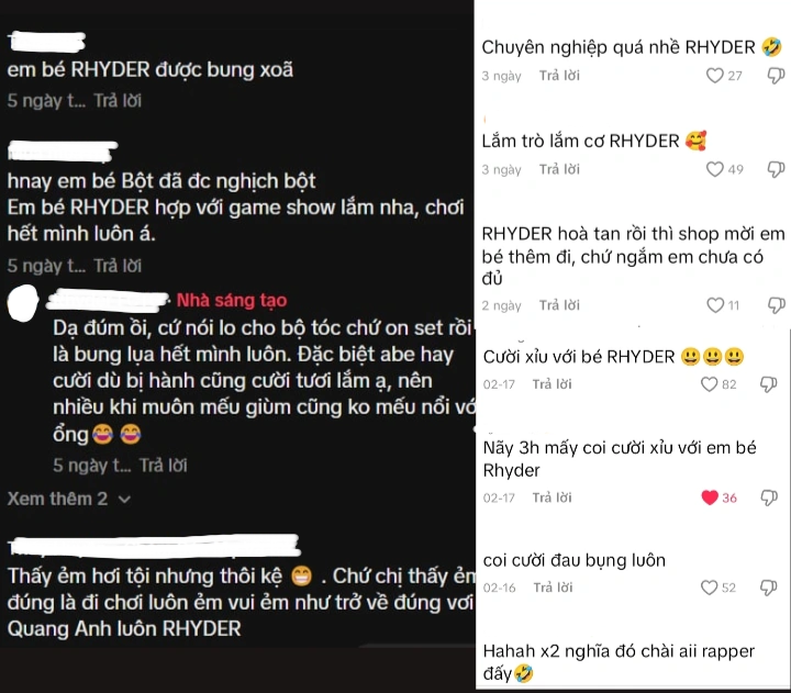 Dù mới tham gia làng giải trí thực tế, anh chàng đã nhận được nhiều sự yêu mến.