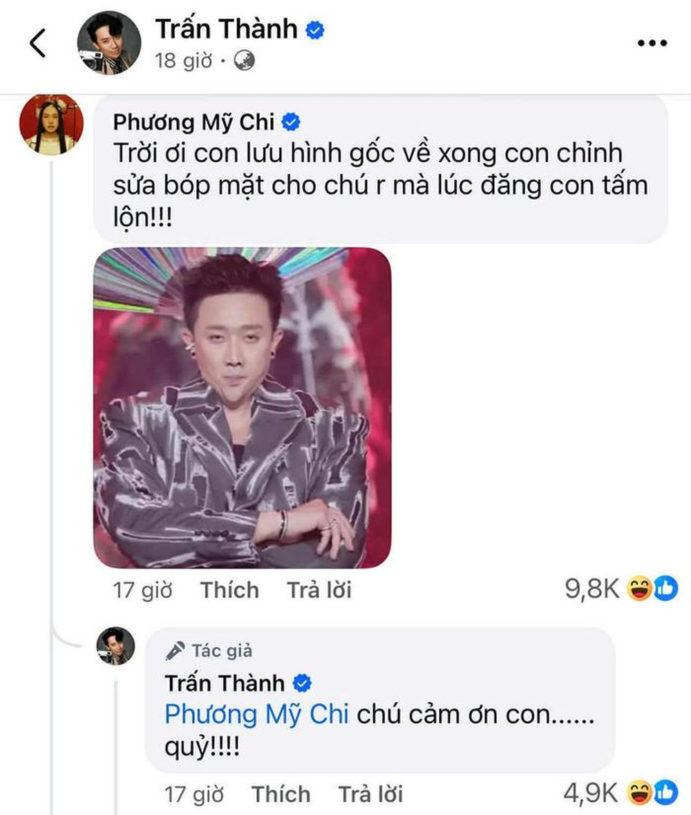 Phương Mỹ Chi còn dìm "chú Thành” bằng những bức ảnh soi rõ... chiếc "nọng yêu". Phương Mỹ Chi còn dìm "chú Thành” bằng những bức ảnh soi rõ... chiếc "nọng yêu".