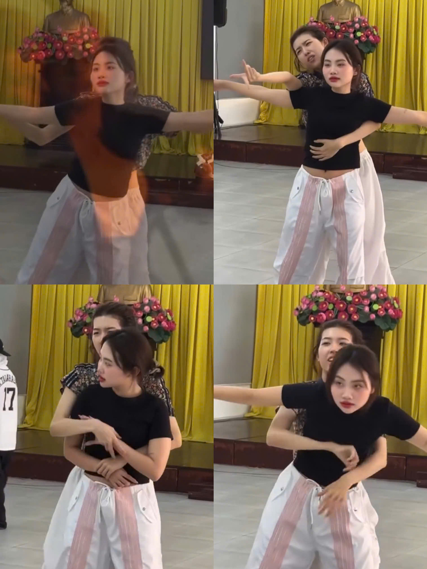 Cả hai thân thiết ngoài đời.