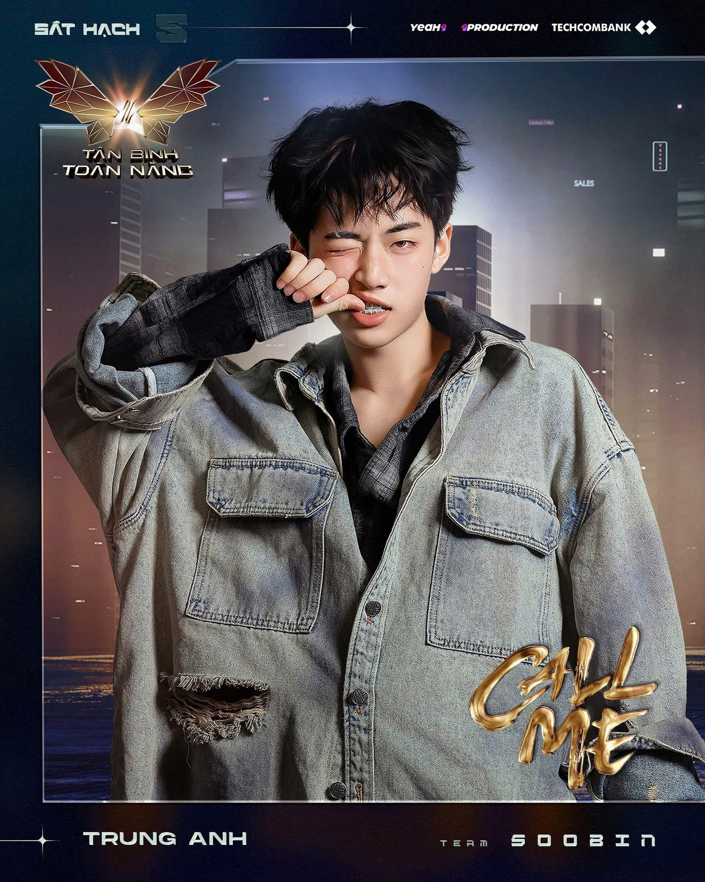 Nam thí sinh nhận về nhiều lời khen sau tiết mục Call Me ở sát hạch 5. Ảnh: BTC. Nam thí sinh nhận về nhiều lời khen sau tiết mục Call Me ở sát hạch 5. Ảnh: BTC.