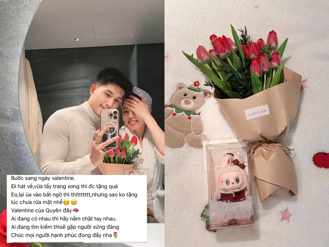 Lệ Quyên cũng "flex" quà do bạn trai kém tuổi Lâm Bảo Châu tặng. Lệ Quyên cũng "flex" quà do bạn trai kém tuổi Lâm Bảo Châu tặng.