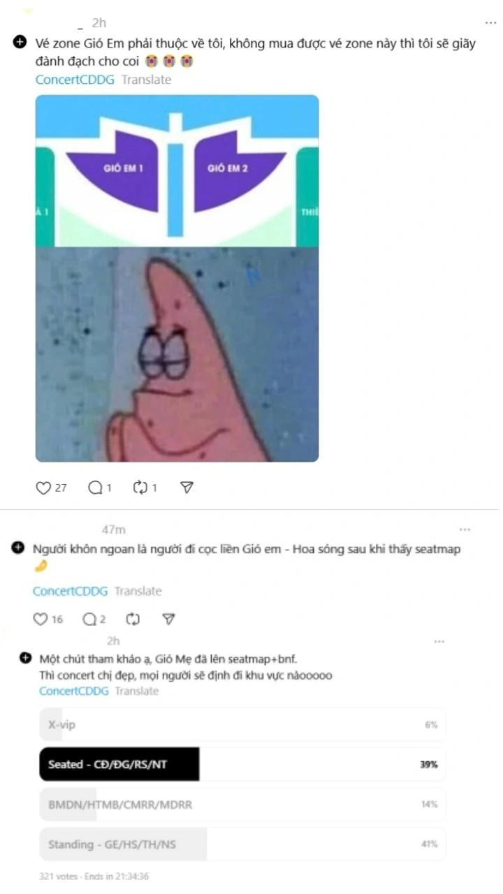 Gió Em và Hoa Sóng hứa hẹn sẽ là "best-seller" trong cuộc chiến săn vé lần này. Gió Em và Hoa Sóng hứa hẹn sẽ là "best-seller" trong cuộc chiến săn vé lần này.