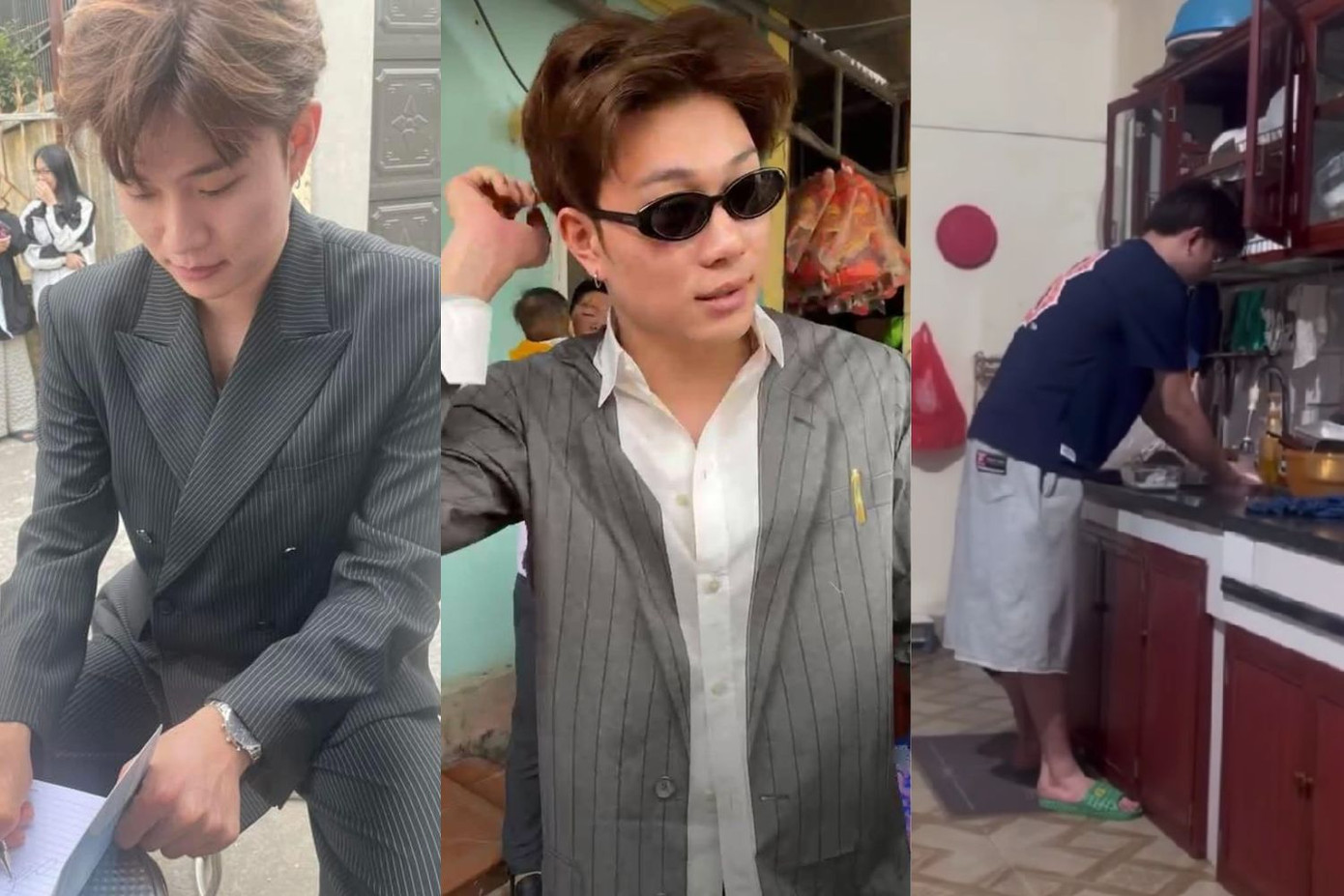 Phong cách ăn mặc khi rời xa ê-kíp của Dương Domic khiến netizen "cười xỉu". Phong cách ăn mặc khi rời xa ê-kíp của Dương Domic khiến netizen "cười xỉu".