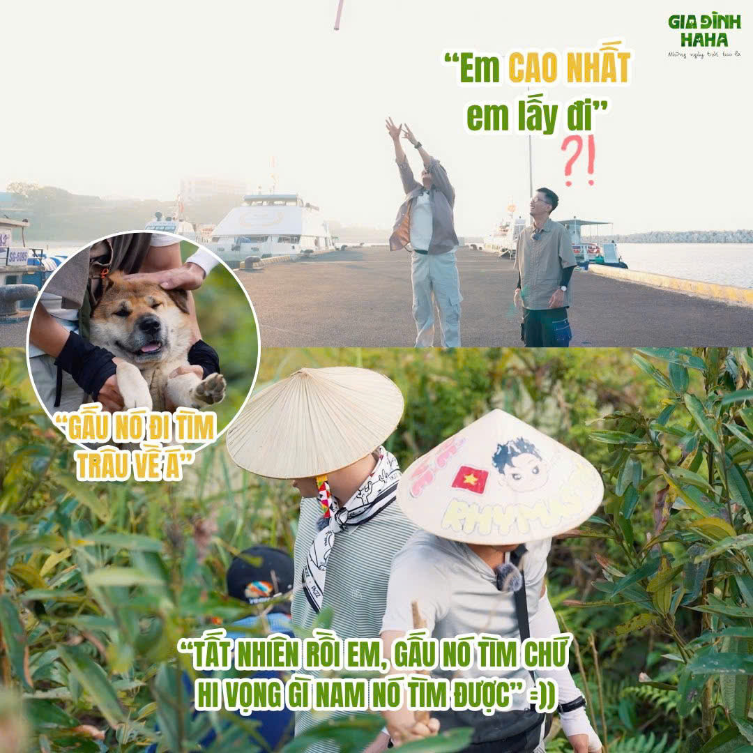 Khán giả thích thú với những lần Rhymastic trêu "cán bộ nông dân" Bùi Công Nam. Ảnh: BTC.