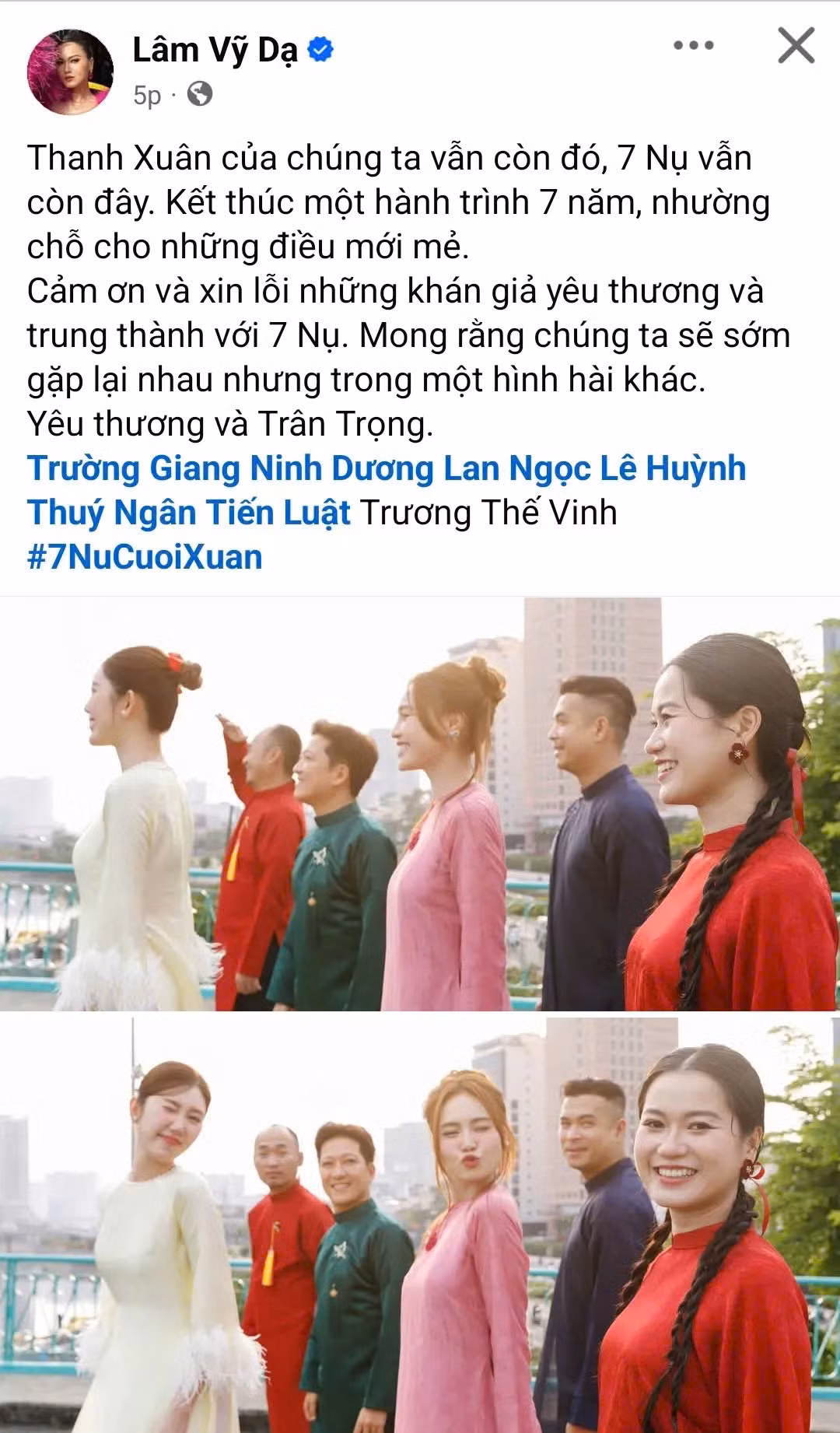 Lời chia sẻ từ nữ diễn viên thể hiện tình yêu và sự gắn bó sâu sắc của cô với chương trình.