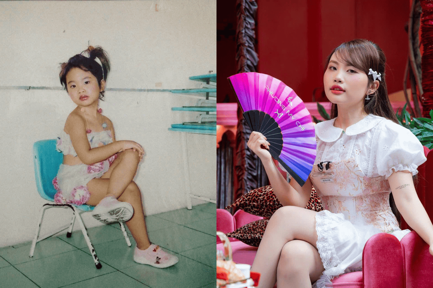 Ánh mắt và gương mặt bầu bĩnh đặc trưng của Chị Bảy không thay đổi theo năm tháng.