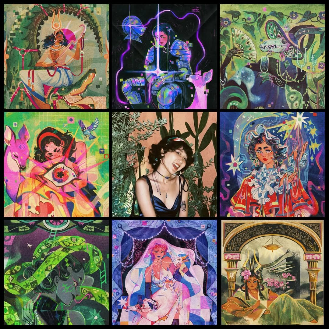 Các tác phẩm khác của nữ nghệ sĩ cũng mãn nhãn không kém. Các tác phẩm khác của nữ nghệ sĩ cũng mãn nhãn không kém.