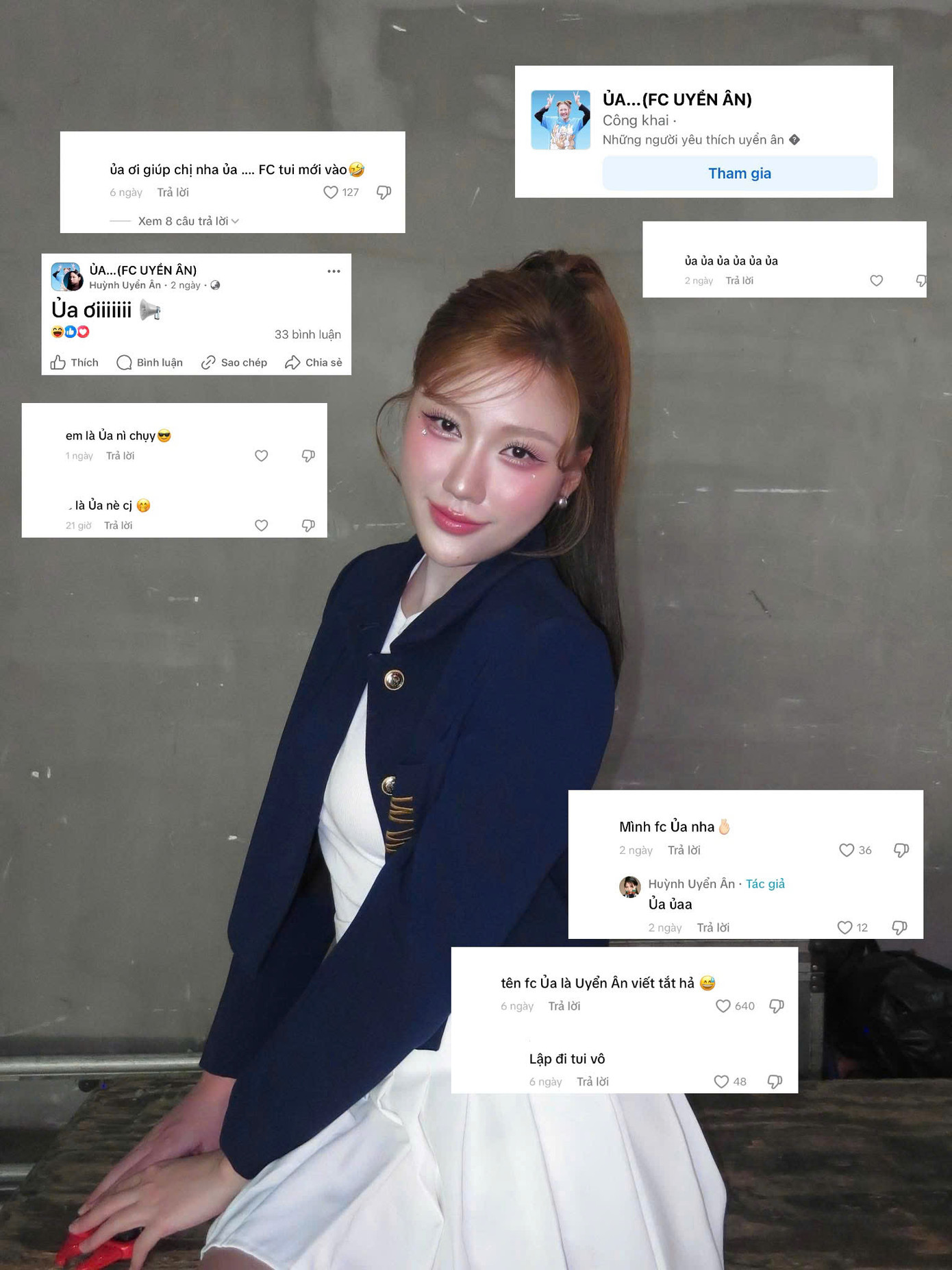 Cái tên này vừa vô tri vừa dễ thương, đúng với tính cách “tẻn tẻn” của Uyển Ân. Cái tên này vừa vô tri vừa dễ thương, đúng với tính cách “tẻn tẻn” của Uyển Ân.