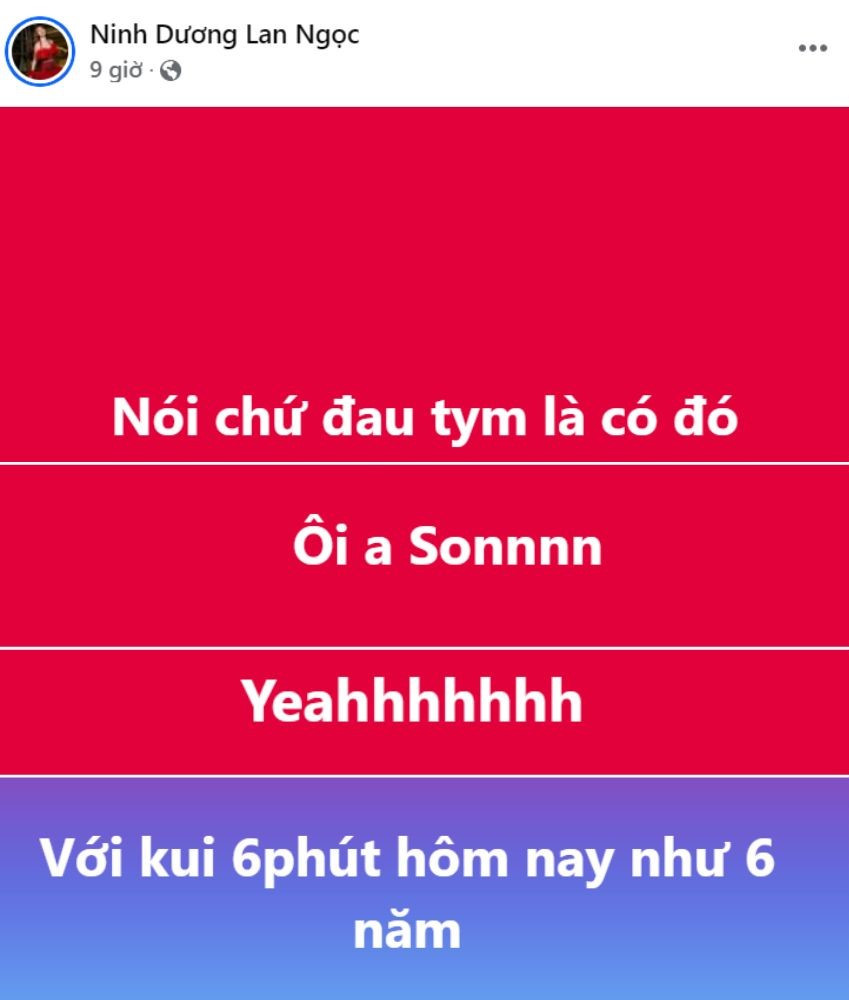 Ninh Dương Lan Ngọc "khó thở" khi xem một trận đấu Chung kết đầy kịch tính. Ninh Dương Lan Ngọc "khó thở" khi xem một trận đấu Chung kết đầy kịch tính.