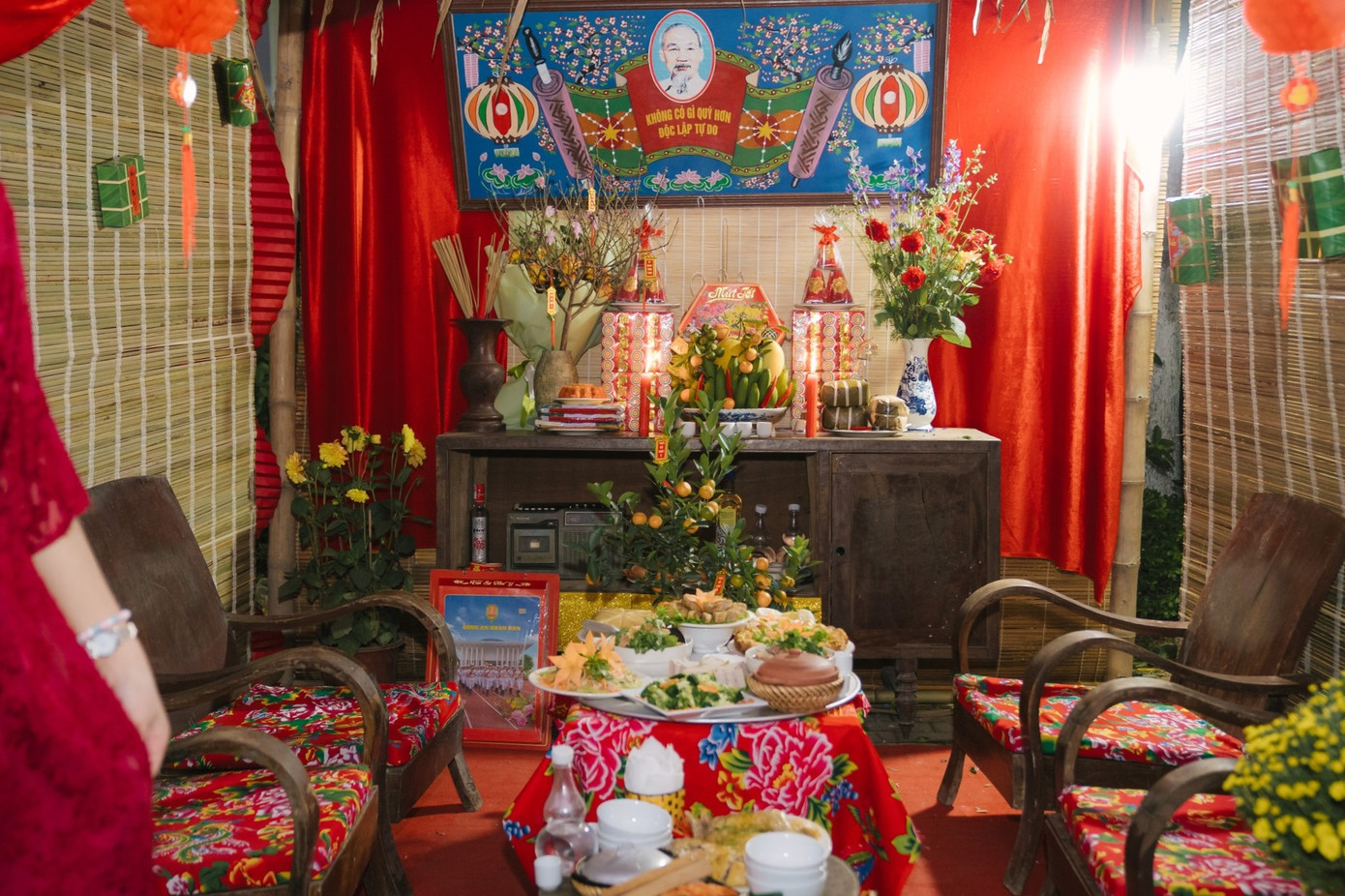 Góc sống ảo cực xịn, đậm chất quê nhà. Ảnh: Phenikaa Group Góc sống ảo cực xịn, đậm chất quê nhà. Ảnh: Phenikaa Group