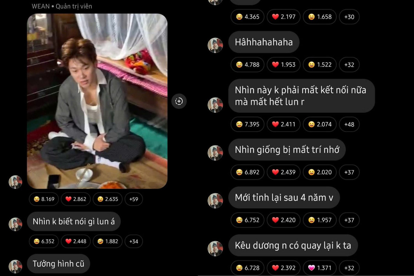 Sau màn hóa thân thành &quot;trưởng thôn&quot;, Dương Domic lên đồ hệt ông chú khiến WEAN phải vội &quot;từ chối nhận người quen&quot;.