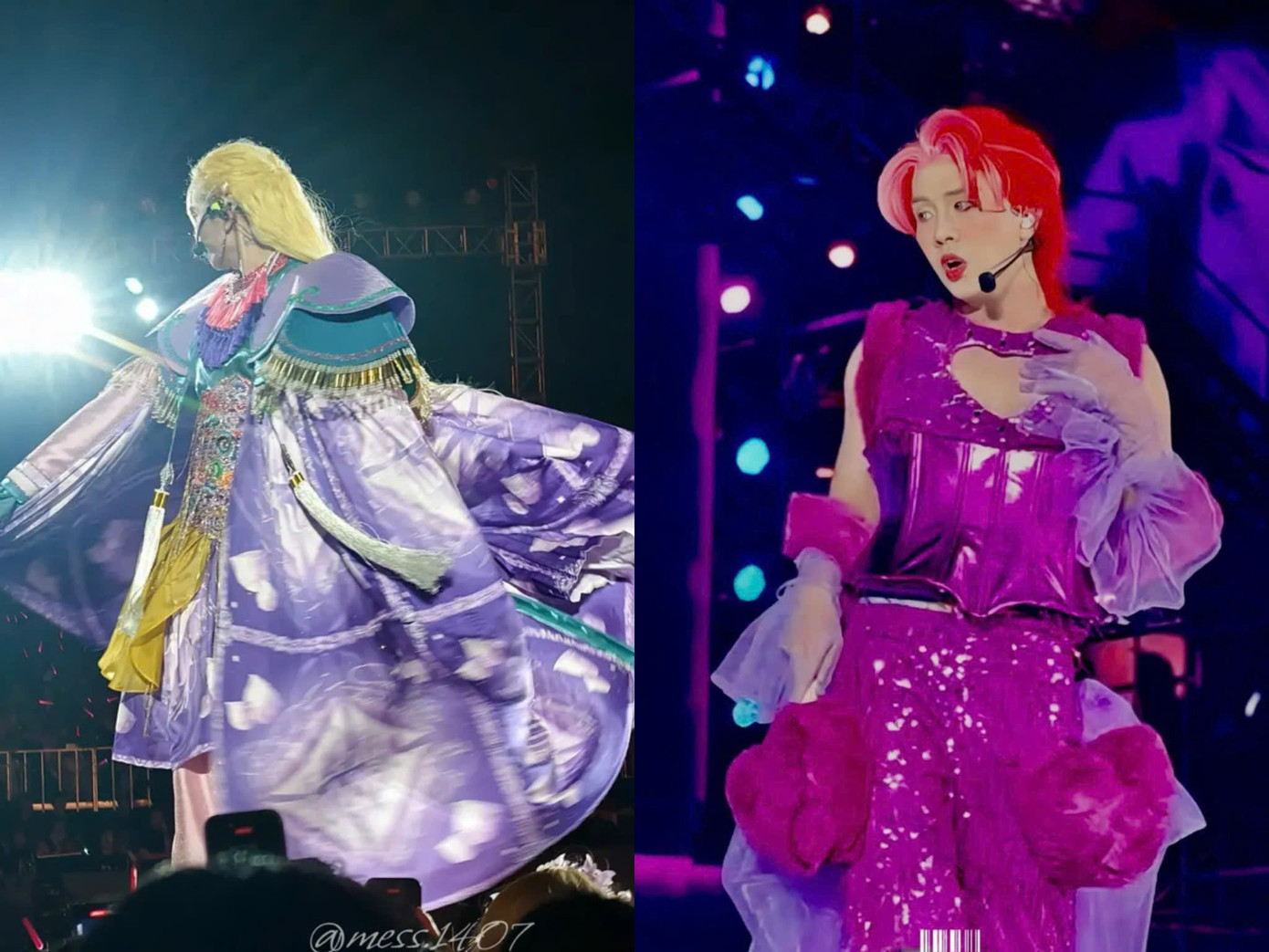 Trang phục của Duy Khánh và BB Trần trong Tình Anh Bán Chiếu gợi liên tưởng đến công chúa Disney. Nguồn: @mess.1407 (Threads)