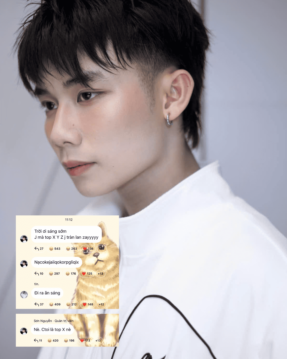 Hữu Sơn lại "chơi lớn" khi tuyên bố: “Tôi là Top X!” nhưng không ai tin anh.