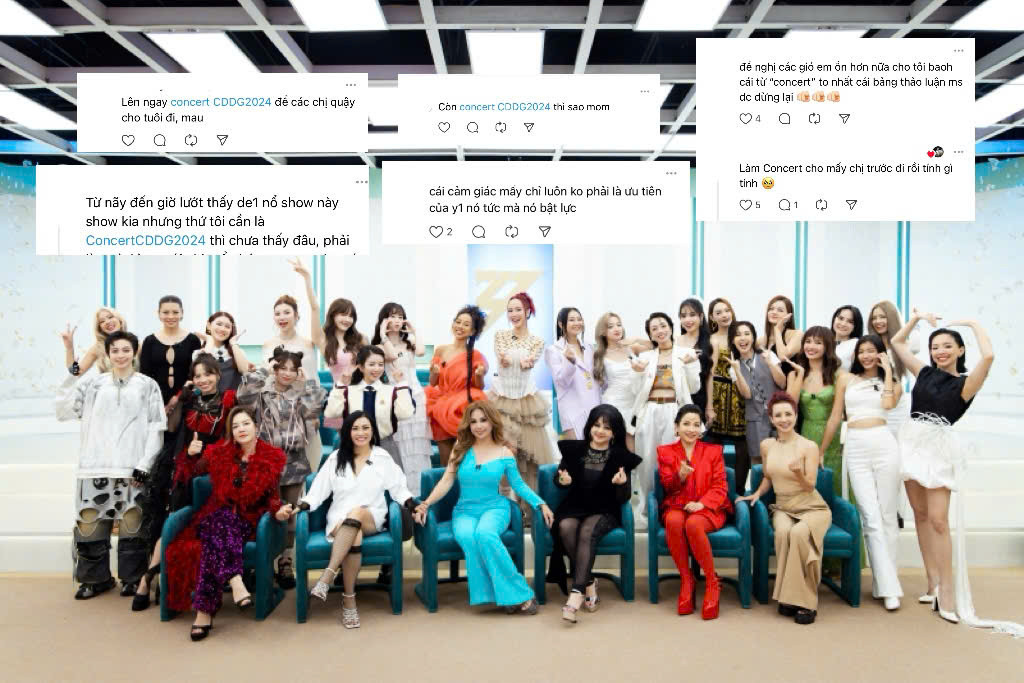 Fan mong concert Chị Đẹp Đạp Gió sớm tổ chức concert, bao gồm các nghệ sĩ ở 2 mùa.