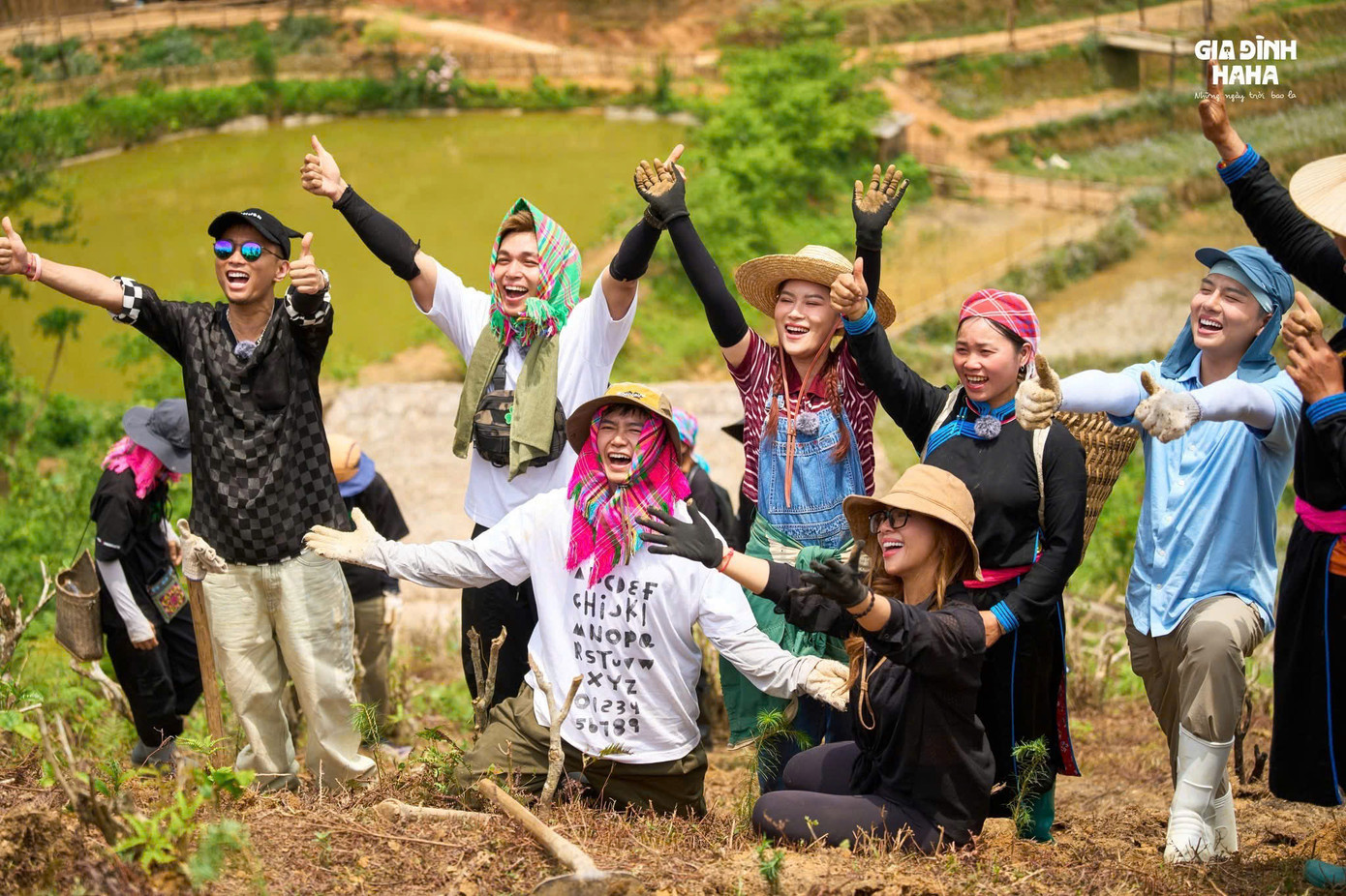 Gia Đình Haha chặng Bản Liền kết thúc với nhiều cảm xúc và kỷ niệm đẹp. Ảnh: BTC.