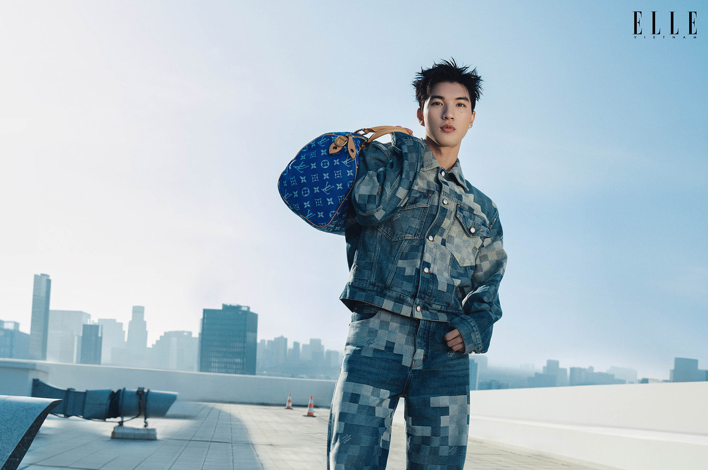 Nam rapper có tiềm năng trở thành "Friend of the House" của Louis Vuitton tại Việt Nam. Ảnh: Tạp chí ELLE.