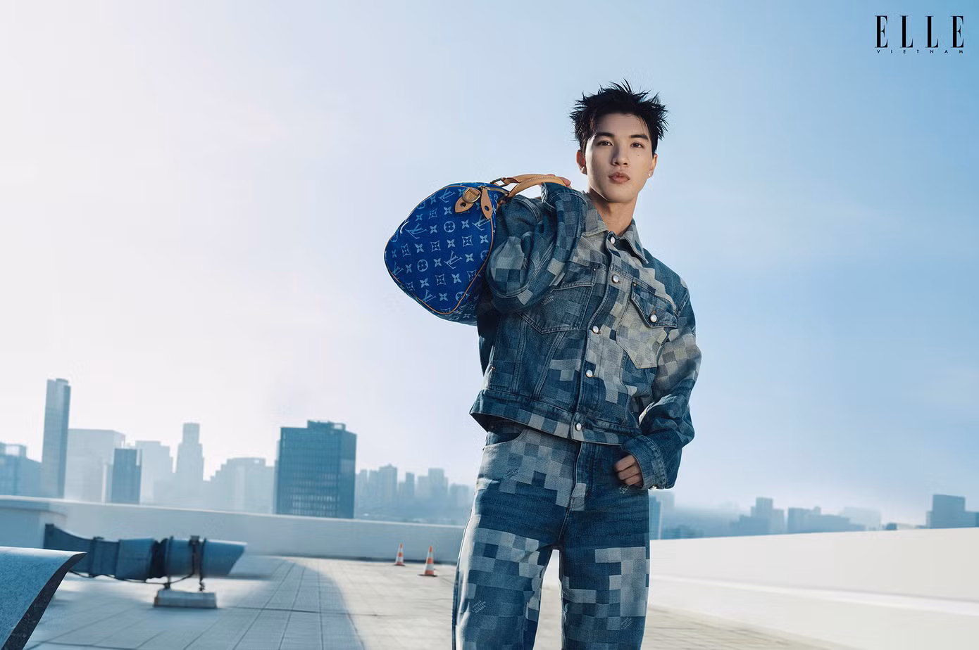Nam rapper có tiềm năng trở thành "Friend of the House" của Louis Vuitton tại Việt Nam. Ảnh: Tạp chí ELLE.