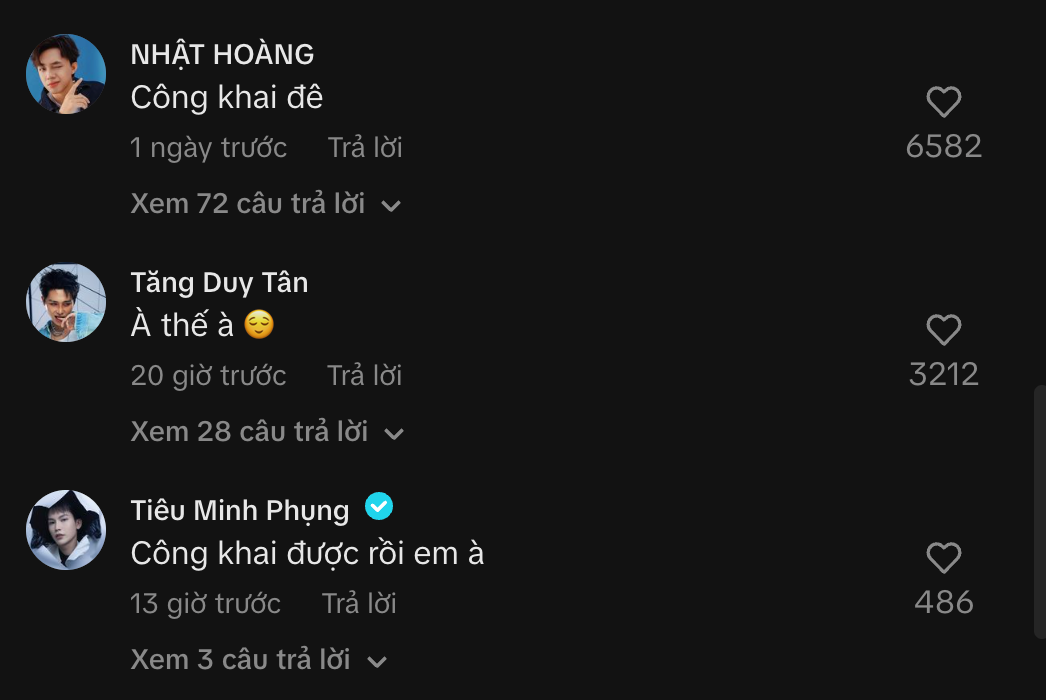 Hội bạn thân Tăng Duy Tân, Tiêu Minh Phụng, Nhật Hoàng nhanh chóng vào "check var". Hội bạn thân Tăng Duy Tân, Tiêu Minh Phụng, Nhật Hoàng nhanh chóng vào "check var".