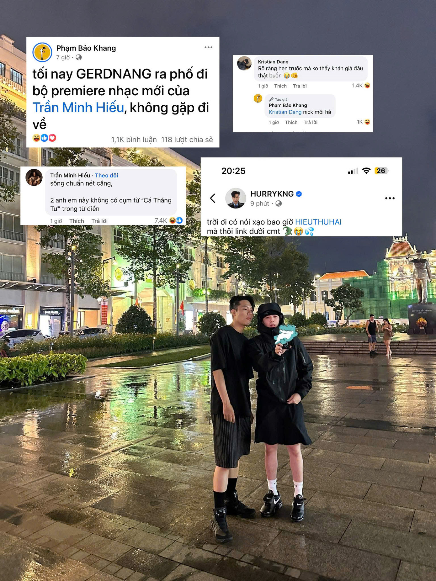 Do tưởng chỉ là "cú lừa" nên phố đi bộ vắng bóng fan của bộ đôi GERDNANG, khiến nhiều người tiếc nuối vì đã bỏ lỡ khoảnh khắc này. Do tưởng chỉ là "cú lừa" nên phố đi bộ vắng bóng fan của bộ đôi GERDNANG, khiến nhiều người tiếc nuối vì đã bỏ lỡ khoảnh khắc này.