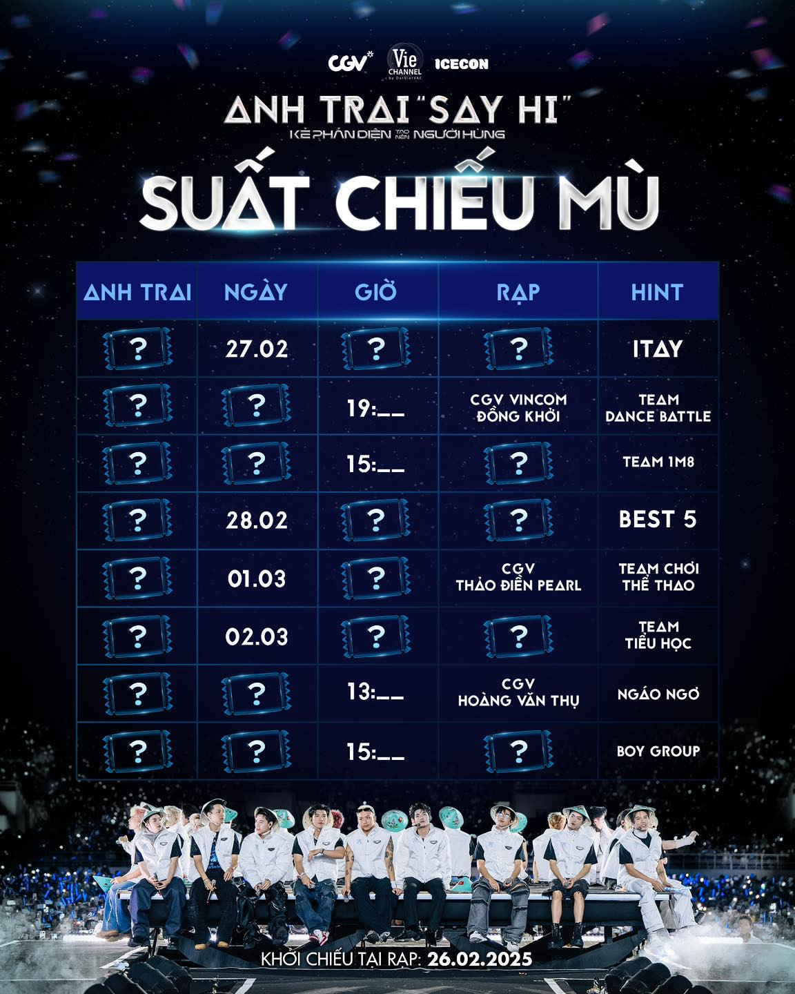 Fan "Say Hi" háo hức ra rạp để "xé túi mù".