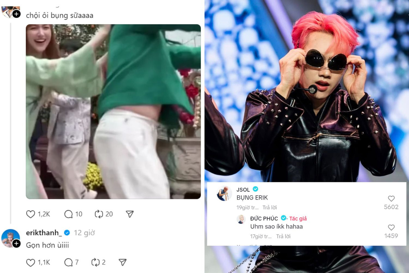 "Kiếp nạn" của ERIK không mất đi, chỉ chuyển từ năm này sang năm khác khiến anh chỉ biết bất lực giải thích: "Gọn hơn ùi". "Kiếp nạn" của ERIK không mất đi, chỉ chuyển từ năm này sang năm khác khiến anh chỉ biết bất lực giải thích: "Gọn hơn ùi".