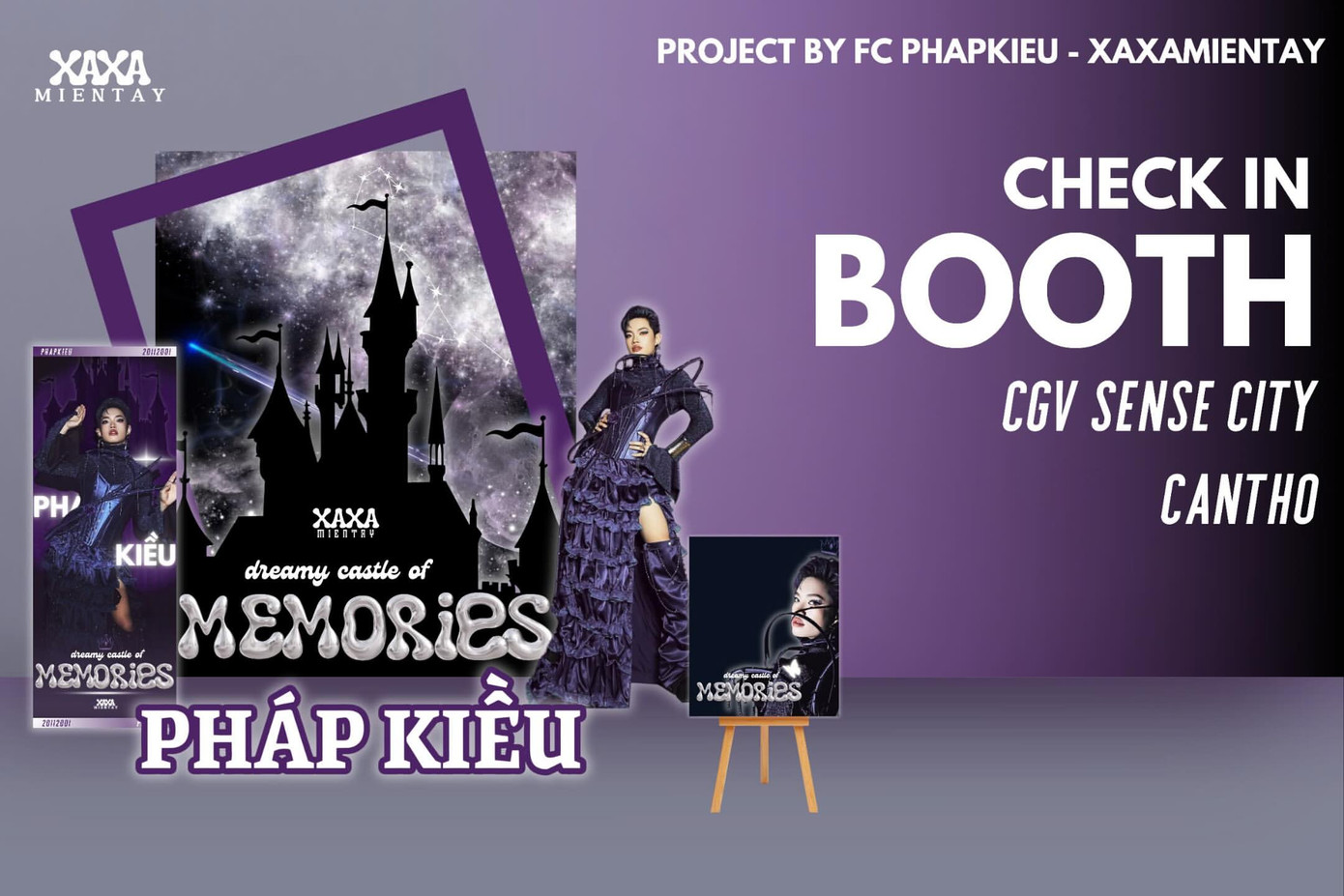 Dự án “Dreamy castle of memories” do FC của Pháp Kiều với concept lâu đài mộng mơ.