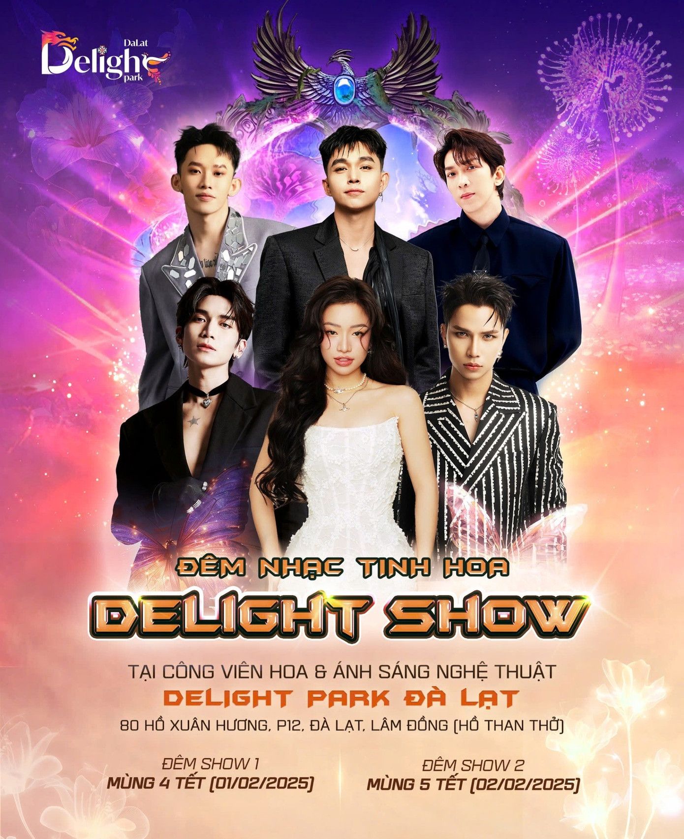 Các "anh tài" Jun Phạm, Kay Trần, Tăng Phúc, BB Trần, Neko Lê và Lâm Bảo Ngọc cùng hội ngộ, chúc Tết cùng khán giả Đà Lạt vào Mùng 4 và Mùng 5 Tết. Các "anh tài" Jun Phạm, Kay Trần, Tăng Phúc, BB Trần, Neko Lê và Lâm Bảo Ngọc cùng hội ngộ, chúc Tết cùng khán giả Đà Lạt vào Mùng 4 và Mùng 5 Tết.