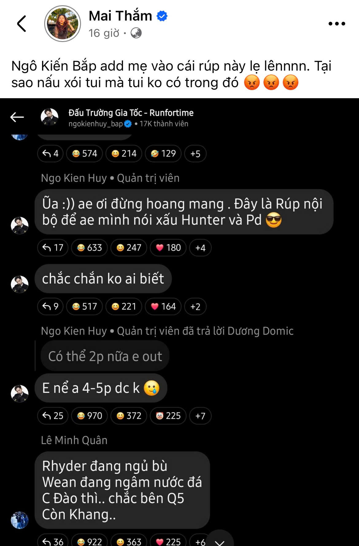 Chính chủ nhanh chóng phát hiện.