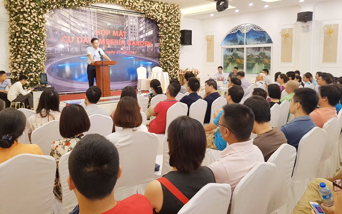 Cư dân Imperia Garden làm ảnh biếm hoạ “tố” chủ đầu tư ảnh 1