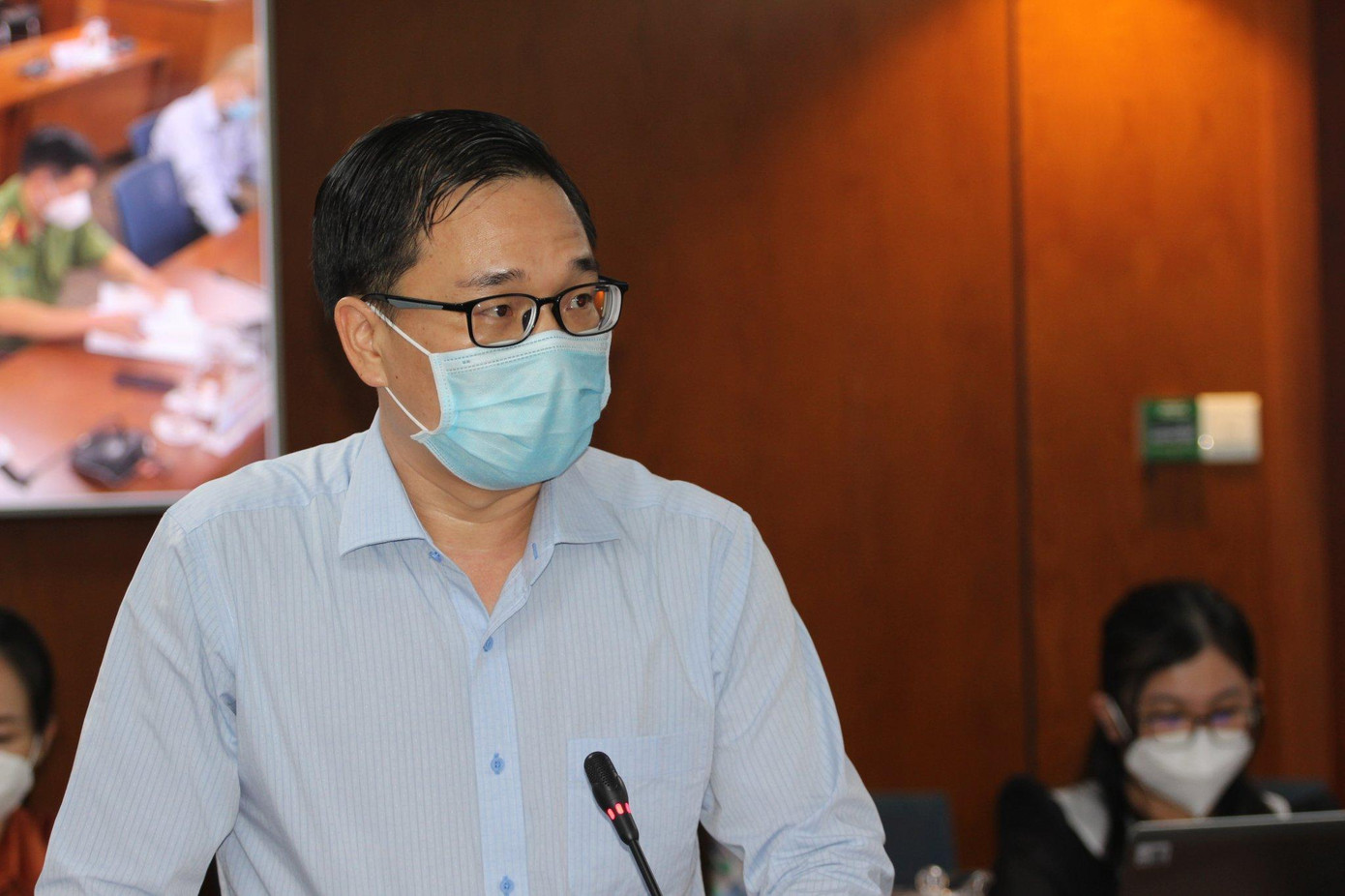 Ông Trịnh Duy Trọng chia sẻ các phương án ứng phó với dịch bệnh để đón học sinh trở lại trường Ông Trịnh Duy Trọng chia sẻ các phương án ứng phó với dịch bệnh để đón học sinh trở lại trường