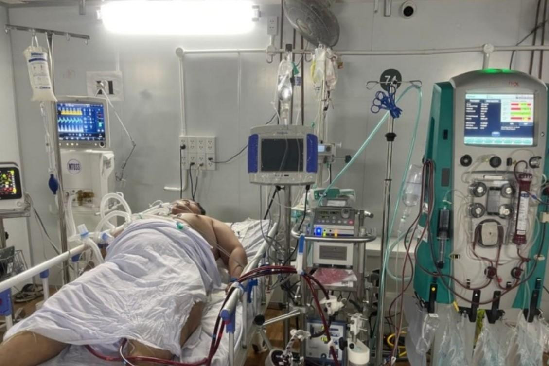 Bệnh nhân nhập viện trong tình trạng rất nguy kịch do mắc COVID-19 trên cơ địa béo phì Bệnh nhân nhập viện trong tình trạng rất nguy kịch do mắc COVID-19 trên cơ địa béo phì