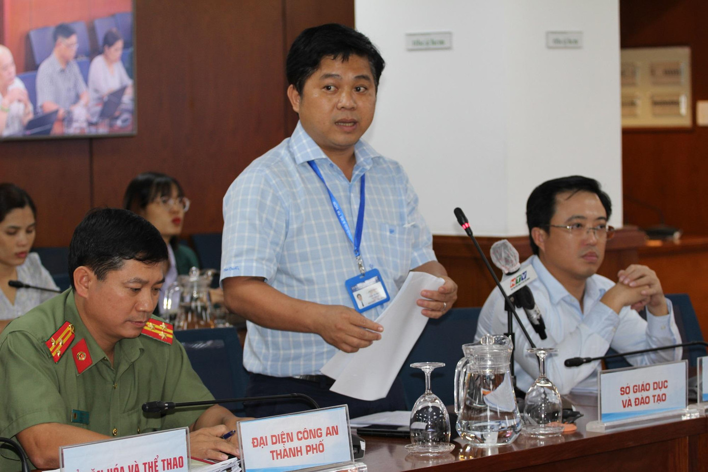 Ông Hồ Tấn Minh thông tin tại buổi họp báo chiều 11/8 tại Trung tâm Báo chí TPHCM Ông Hồ Tấn Minh thông tin tại buổi họp báo chiều 11/8 tại Trung tâm Báo chí TPHCM