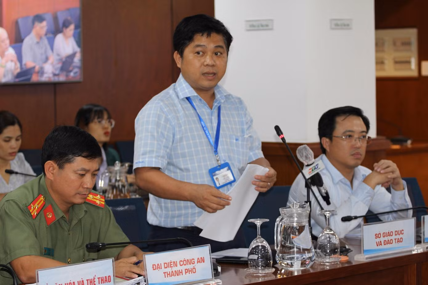 Ông Hồ Tấn Minh thông tin tại buổi họp báo chiều 11/8 tại Trung tâm Báo chí TPHCM Ông Hồ Tấn Minh thông tin tại buổi họp báo chiều 11/8 tại Trung tâm Báo chí TPHCM