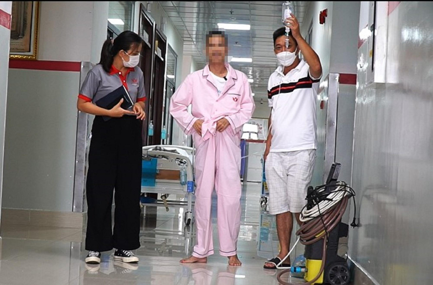 Sau can thiệp, bệnh nhân đã phục hồi chức năng vận động Sau can thiệp, bệnh nhân đã phục hồi chức năng vận động