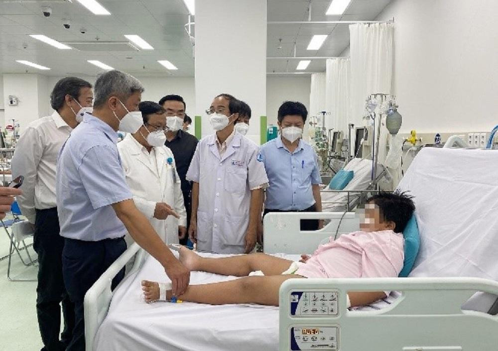 Bệnh nhi đã may mắn được điều trị tích cực vượt qua tình trạng nguy kịch Bệnh nhi đã may mắn được điều trị tích cực vượt qua tình trạng nguy kịch