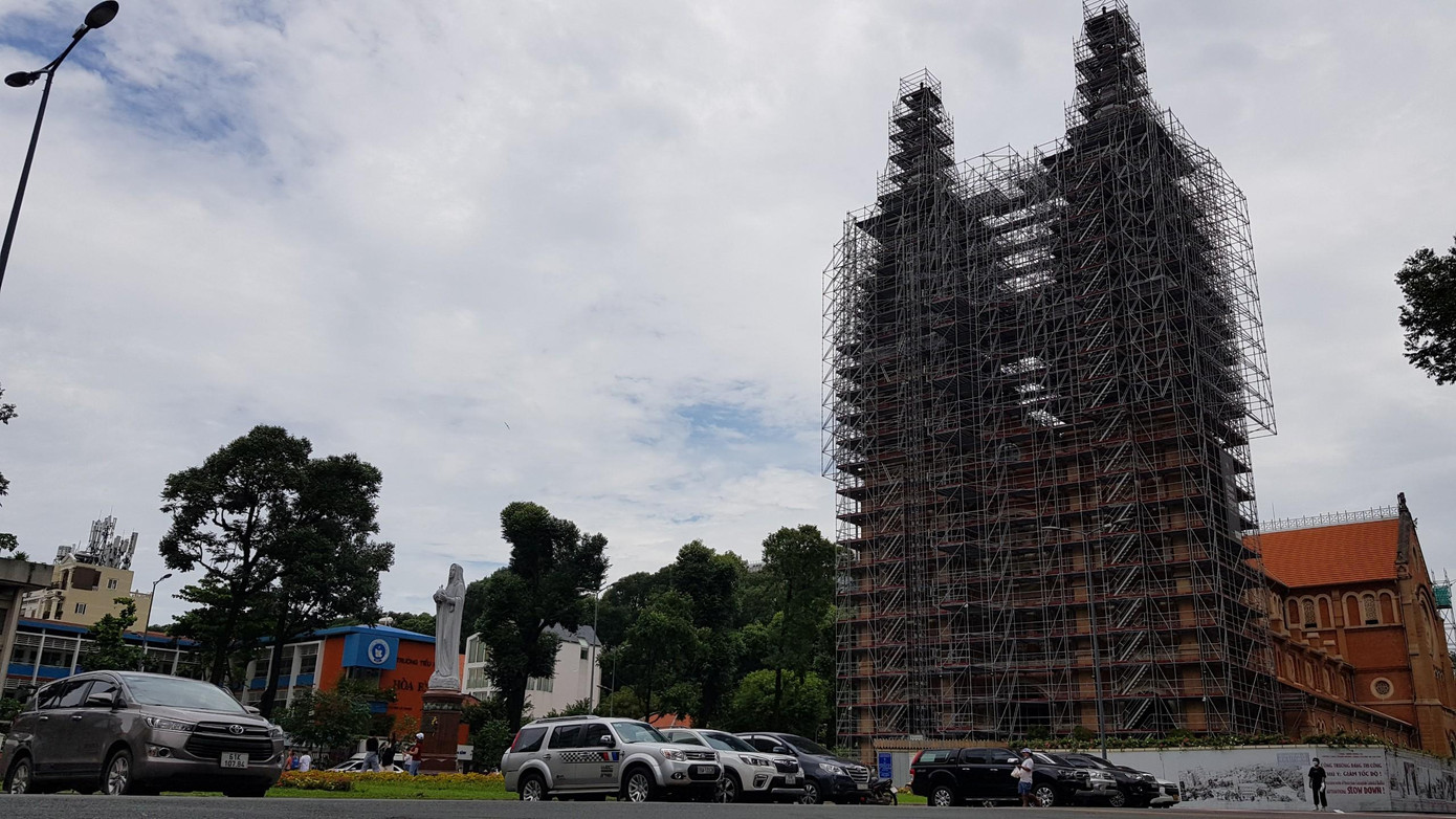 Nhà thờ Đức Bà, công trình được xem là biểu tượng của TPHCM Nhà thờ Đức Bà, công trình được xem là biểu tượng của TPHCM