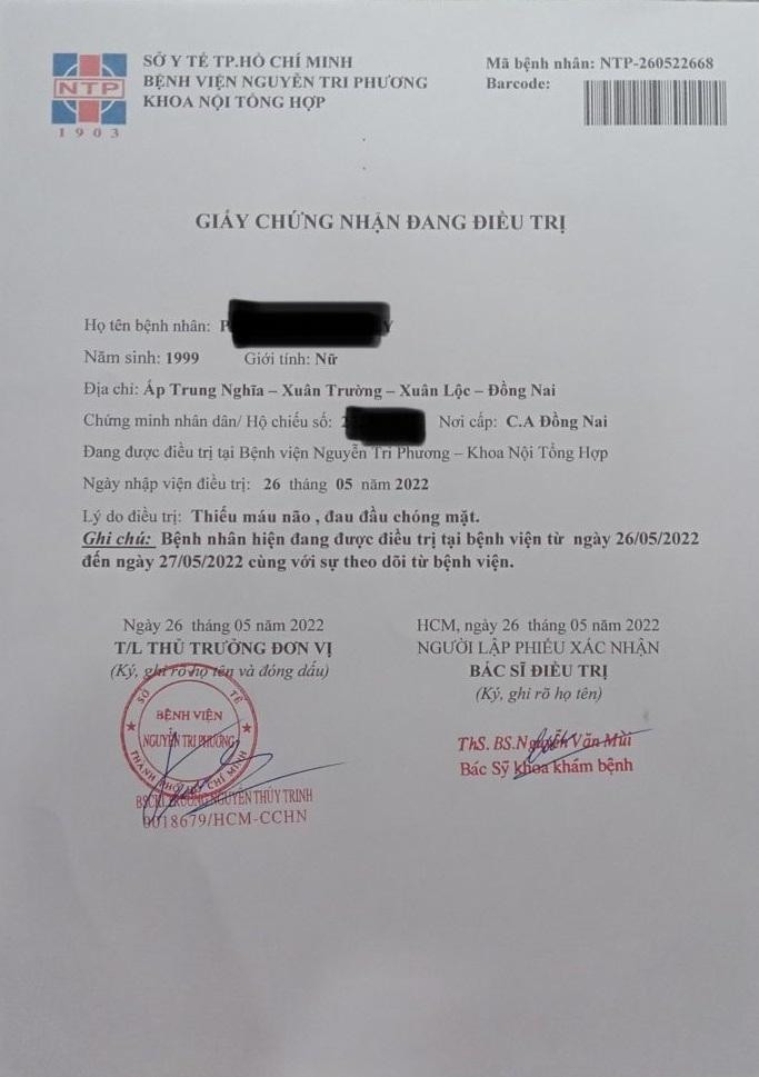 Giấy tờ, con dấu của bệnh viện và chữ ký của bác sĩ đều đang bị làm giả