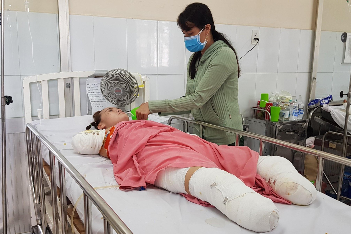 Hoàn cảnh gia đình khó khăn, tai nạn xảy ra đẩy nạn nhân vào cảnh khốn cùng Hoàn cảnh gia đình khó khăn, tai nạn xảy ra đẩy nạn nhân vào cảnh khốn cùng