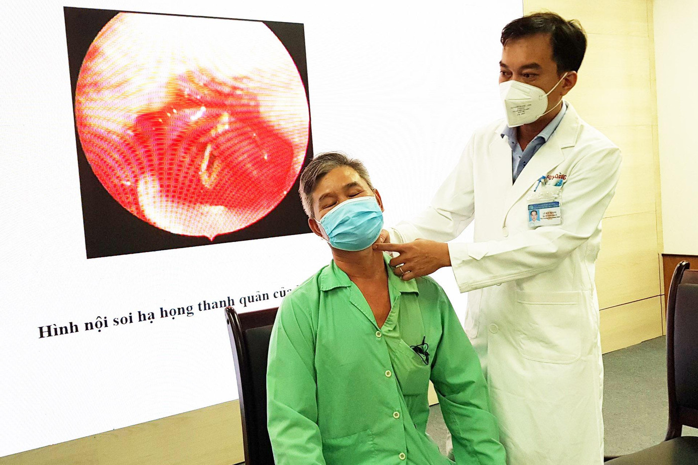 Sau nội soi gắp dị vật, sức khỏe người bệnh đang bình phục tốt Sau nội soi gắp dị vật, sức khỏe người bệnh đang bình phục tốt