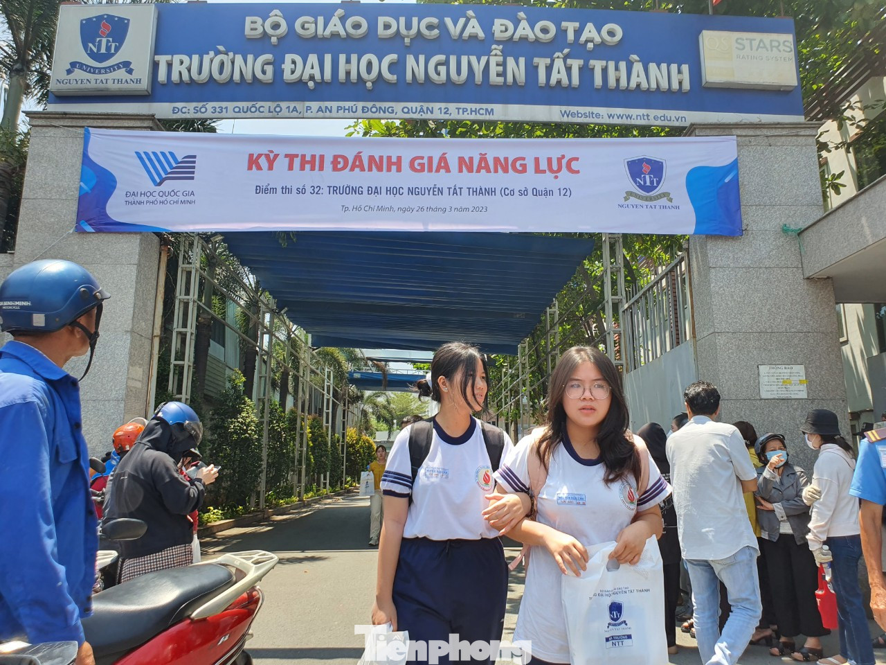 Thí sinh tham gia kỳ thi ĐGNL đợt 1 do ĐHQG TPHCM tổ chức ngày 28/3