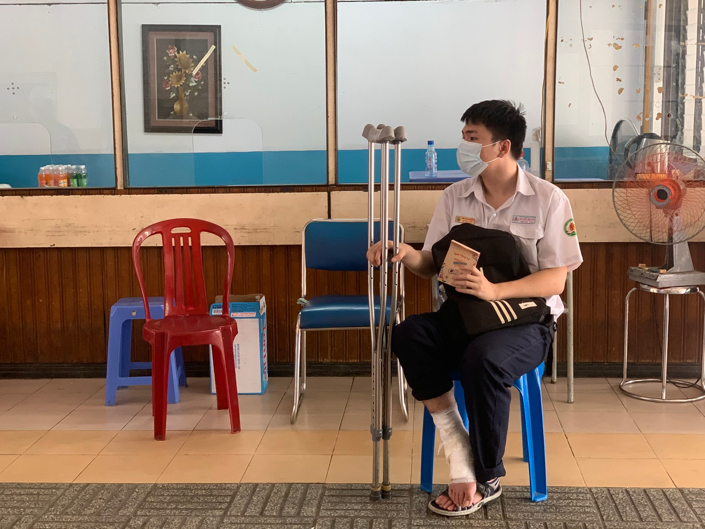 Do trúng tuyển sớm nên Qúy An không gặp nhiều áp lực ở kỳ thi lần này (ảnh: Thùy Linh)