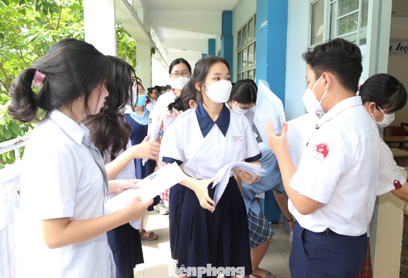 Thí sinh tham dự kỳ thi vào lớp 10 tại TPHCM năm 2023