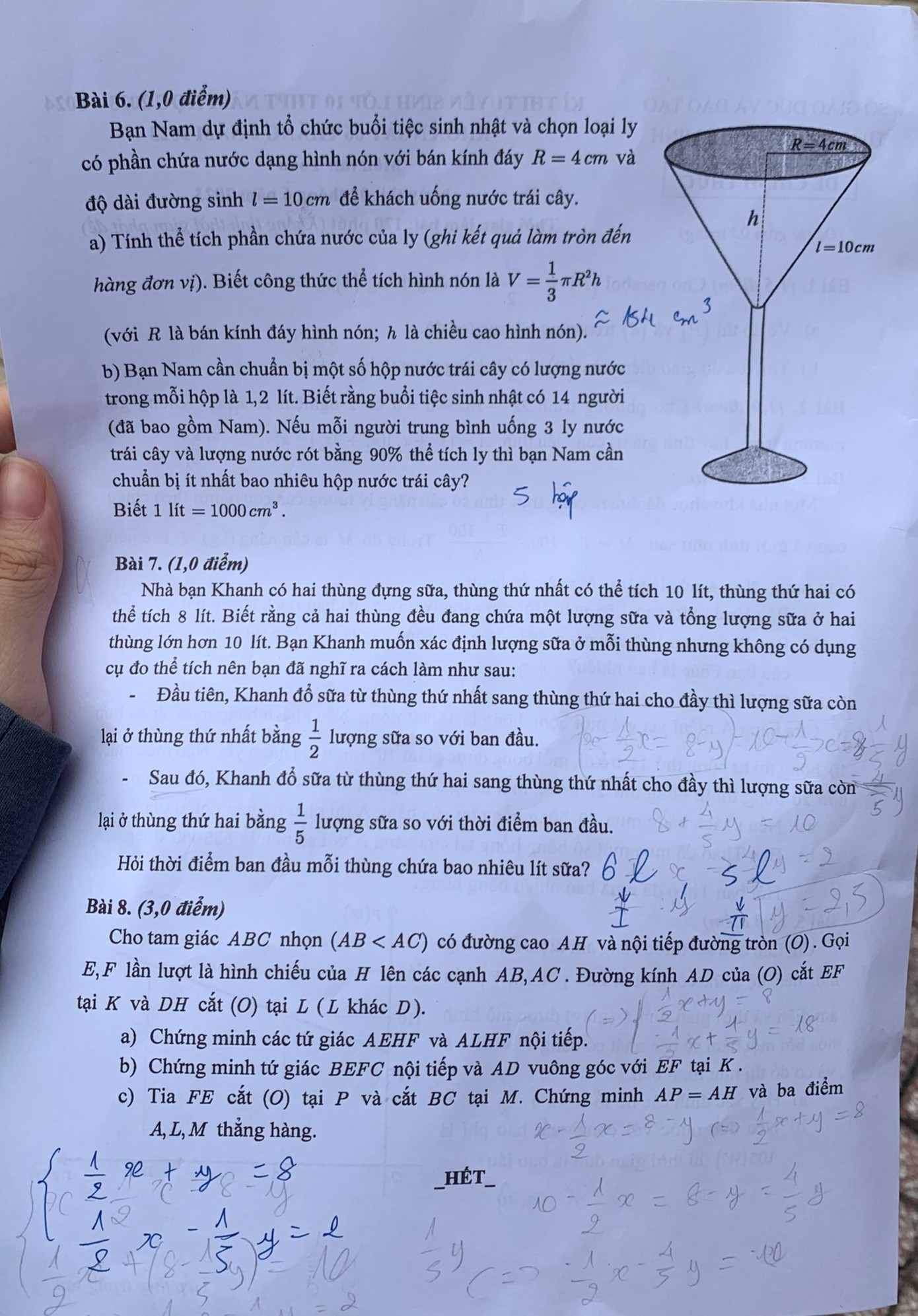 Đề thi Toán lớp 10 ở TPHCM Đề thi Toán lớp 10 ở TPHCM